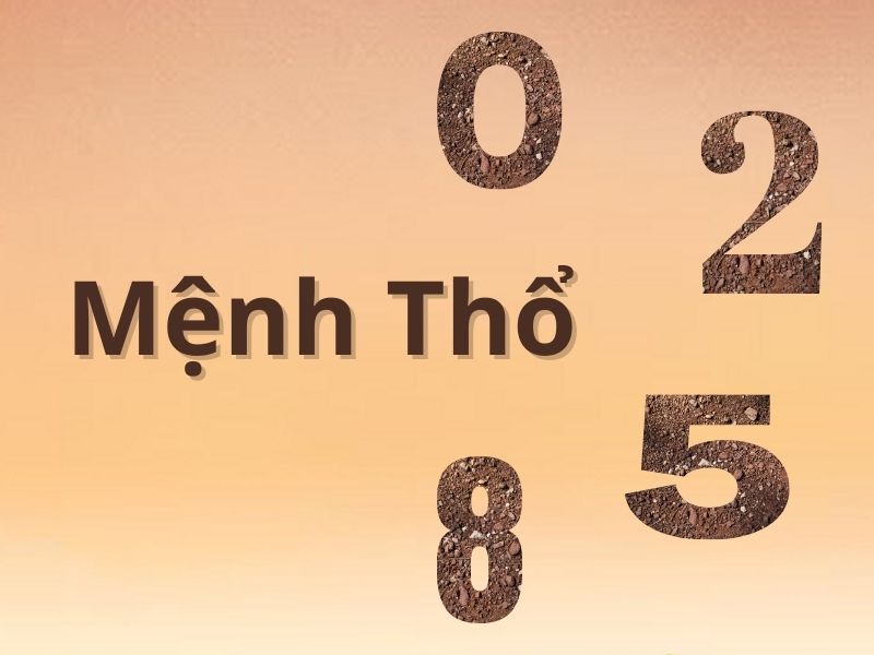 Mệnh Thổ hợp số nào?